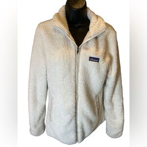Patagonia Women’s Full‑Zip Retro Pile Fleece Jacket – Medium – Cream White
